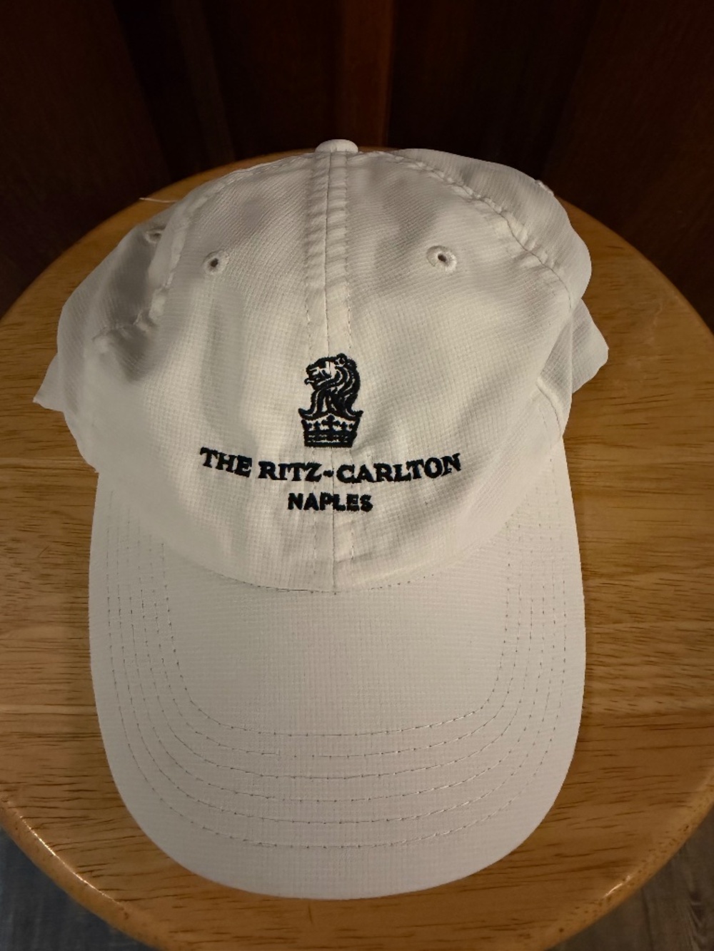 Imperial Ritz-Carlton Naples White Adjustable Baseball Cap One Size Unisex